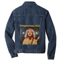 Frampton Comes Alive Album Cover Photograph Men Denim Jacket | Artistshot