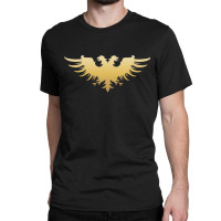 Golden Two Headed Eagle Medieval Empire Symbol Wargaming Essential Classic T-shirt | Artistshot