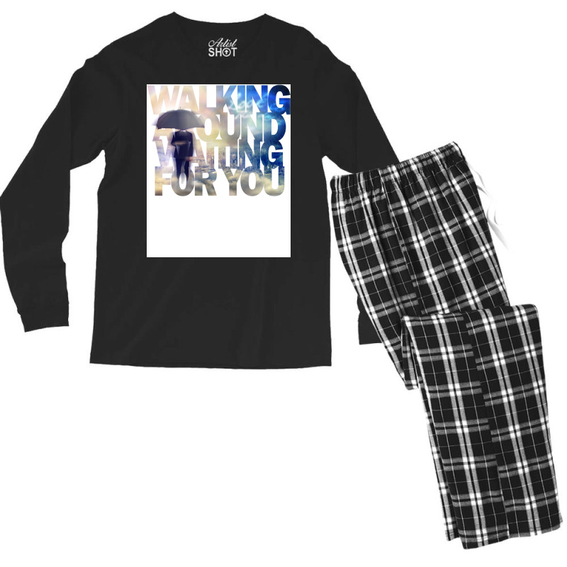 Walking Around Men's Long Sleeve Pajama Set | Artistshot