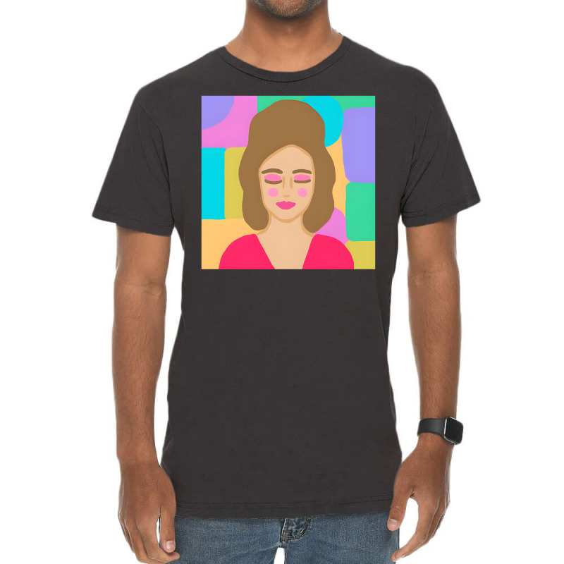 Artistshot Trending Colorful Design Abstract Arcoiris Bonita Chica Col Vintage T-Shirt by lykhongduong9enev3 | Artistshot