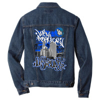 Los Angeles Buildings Men Denim Jacket | Artistshot