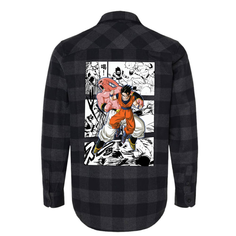 Gohan Vs Majin Bu Flannel Shirt by glealcongerj | Artistshot