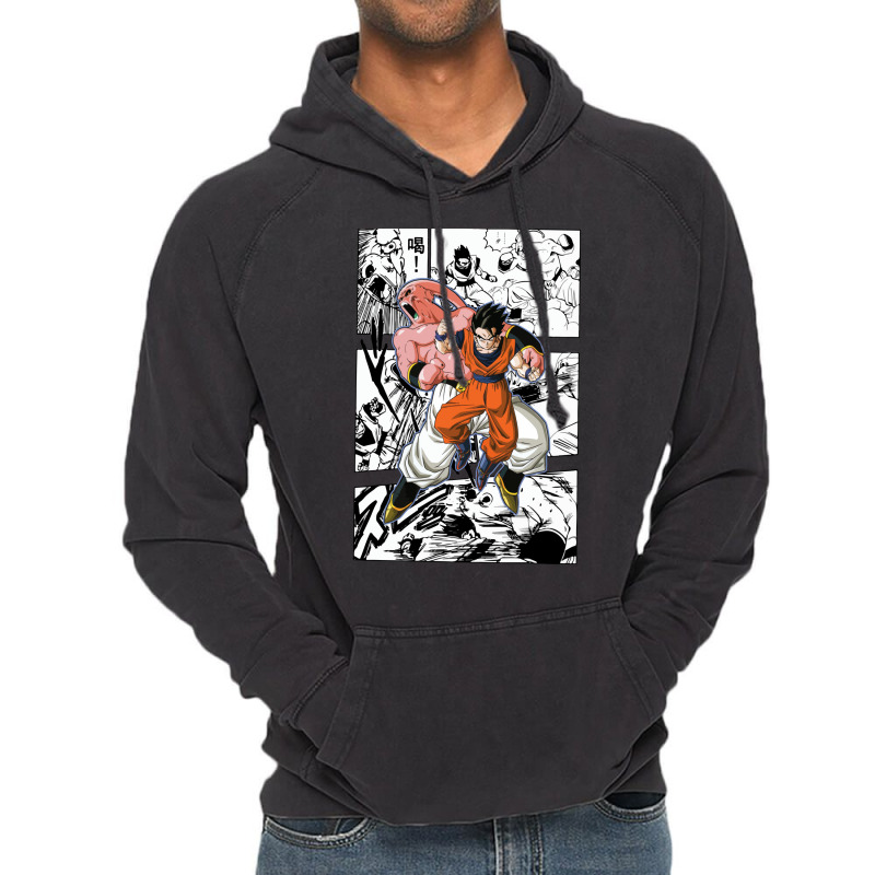 Gohan Vs Majin Bu Vintage Hoodie by glealcongerj | Artistshot