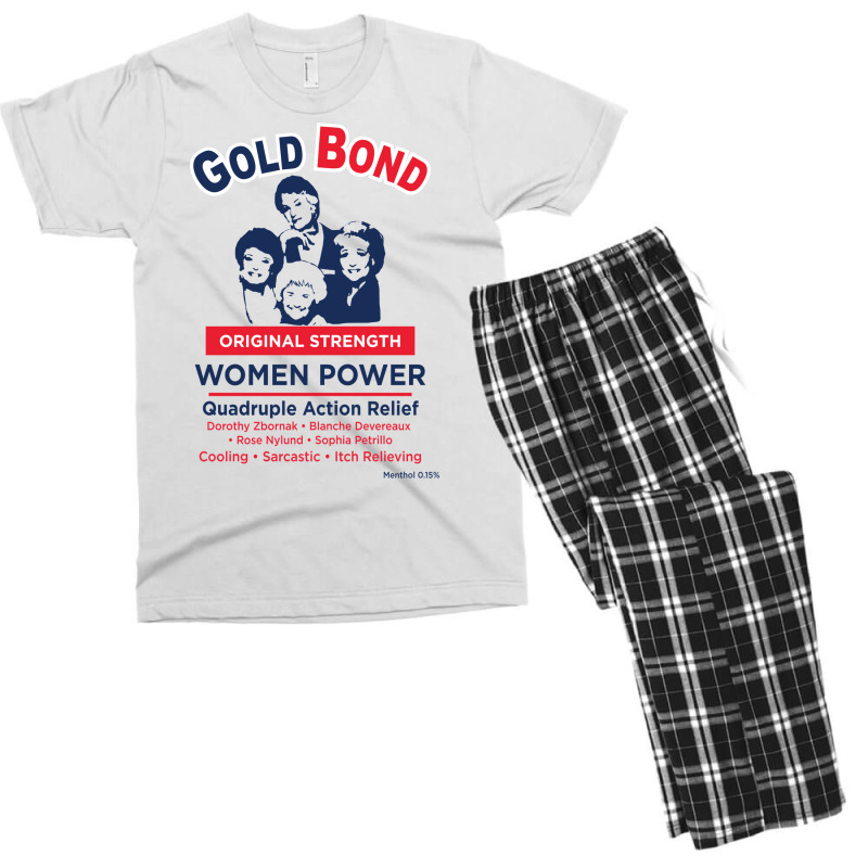 Gold Bond Label Girls Golden Men's T-shirt Pajama Set by glealcongerj | Artistshot