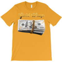 Gold Wrap Money Chain T-shirt | Artistshot