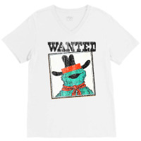 Wanted Monster Cookie V-neck Tee | Artistshot