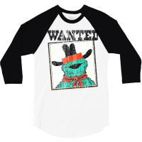 Wanted Monster Cookie 3/4 Sleeve Shirt | Artistshot