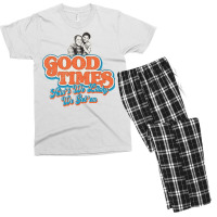 Good Times Ain't We Lucky We Got'em Florida & James Men's T-shirt Pajama Set | Artistshot