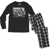 Monk's Cleaning Service Men's Long Sleeve Pajama Set | Artistshot