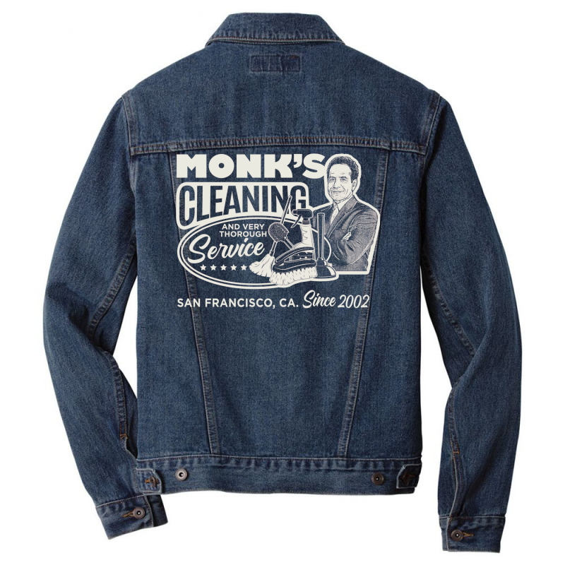 Monk's Cleaning Service Men Denim Jacket by uezawataish2 | Artistshot