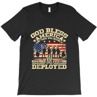 Red Friday God Bless America Remember Everyone Deployed T-shirt | Artistshot