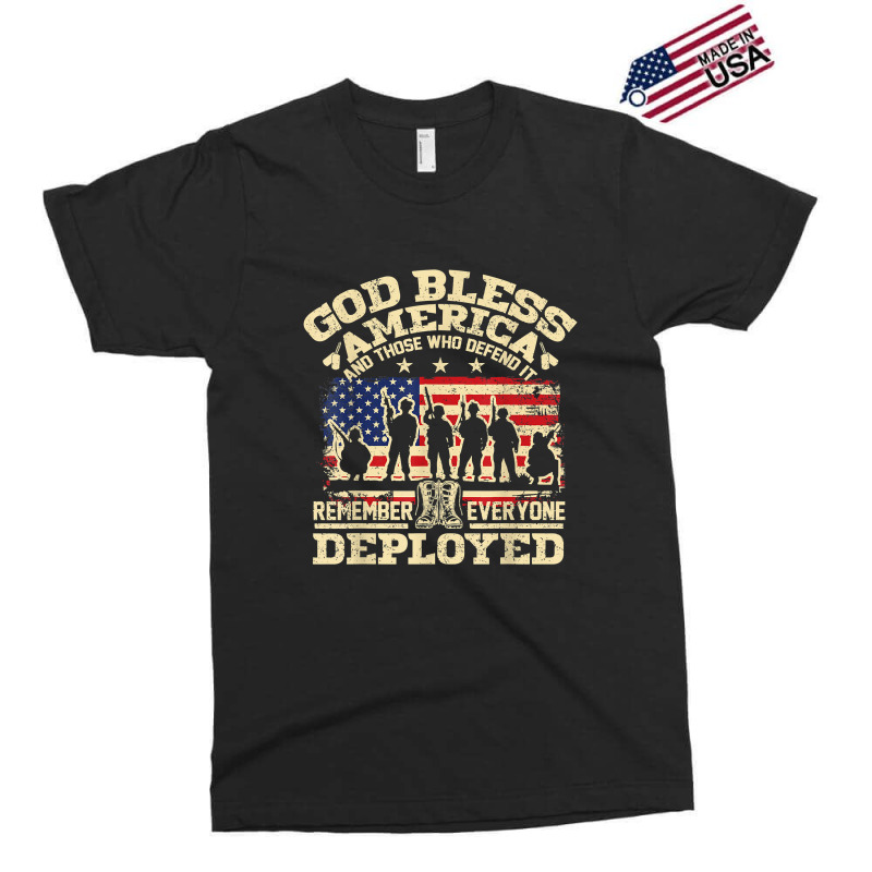 Red Friday God Bless America Remember Everyone Deployed Exclusive T-shirt | Artistshot