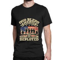 Red Friday God Bless America Remember Everyone Deployed Classic T-shirt | Artistshot