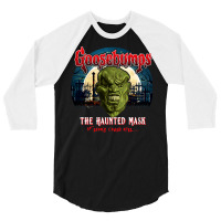 Goosebumps The Haunted Mask 3/4 Sleeve Shirt | Artistshot