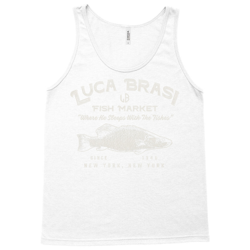 Luca Brasi Fish Market Worn Dks Tank Top by hotheserosq | Artistshot