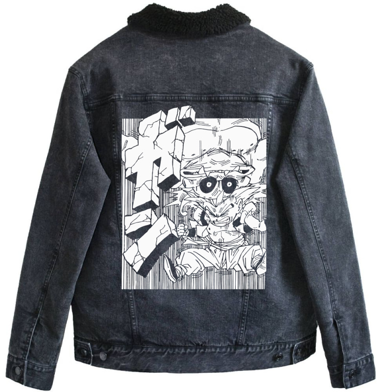 Gotenks Vs Majin Buu Unisex Sherpa-Lined Denim Jacket by glealcongerj | Artistshot