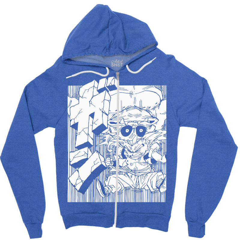 Gotenks Vs Majin Buu Zipper Hoodie by glealcongerj | Artistshot