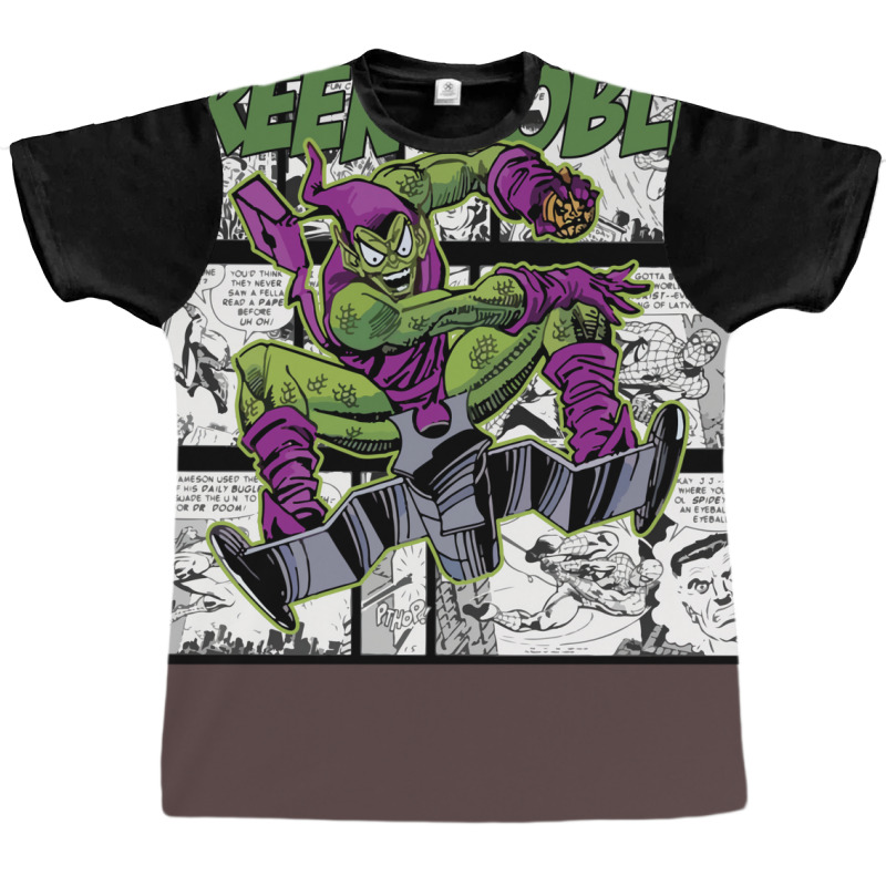 Green Goblin Graphic T-shirt by glealcongerj | Artistshot