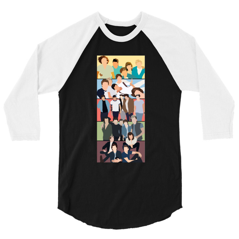 One Direction Album Covers 3/4 Sleeve Shirt | Artistshot