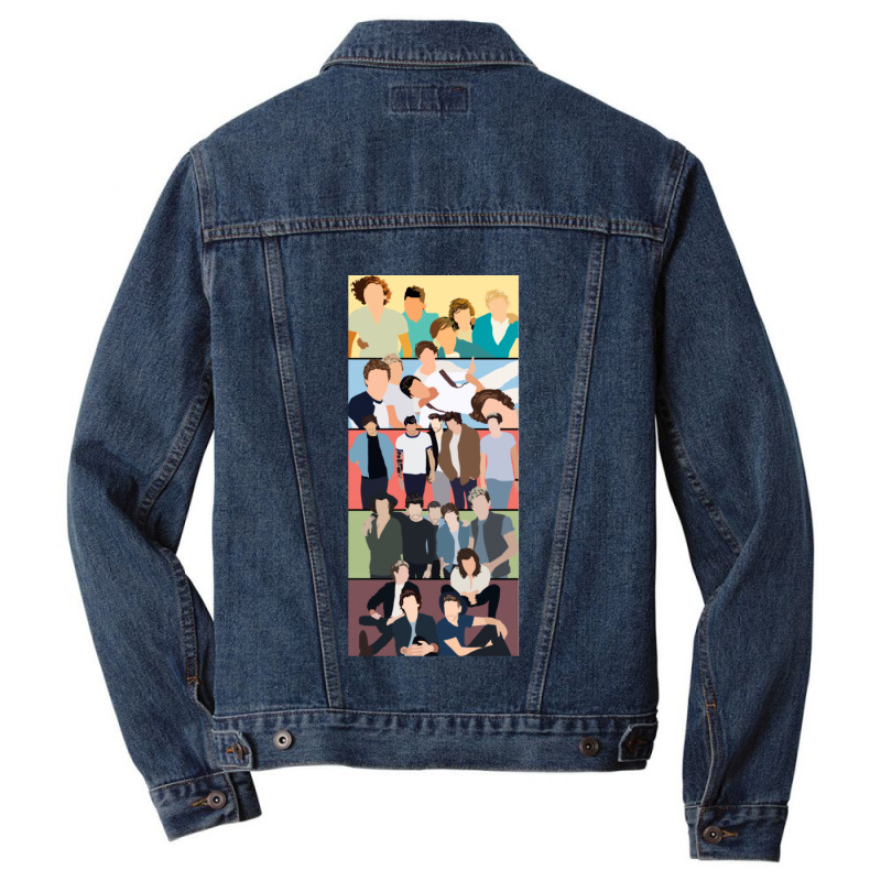 One Direction Album Covers Men Denim Jacket | Artistshot