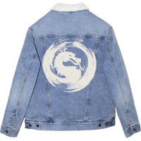 Mortal Brush Unisex Sherpa-lined Denim Jacket | Artistshot