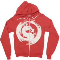 Mortal Brush Zipper Hoodie | Artistshot