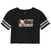 Guitar Player Rock Music Instrument Bass Guitar Scorecard Crop Tee | Artistshot