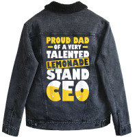 Lemonade Stand For Lemond Stand Founder Lemond Stand Crew T Shirt Unisex Sherpa-lined Denim Jacket | Artistshot