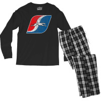 Greyhound Vintage Bus Line Men's Long Sleeve Pajama Set | Artistshot