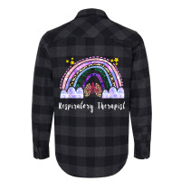 Respiratory Therapist Rainbow Lung Leopard Therapy Flannel Shirt | Artistshot