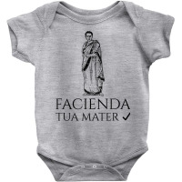 Funny Latin Language To Do List   Tua Mater   Ancient Rome T Shirt Baby Bodysuit | Artistshot