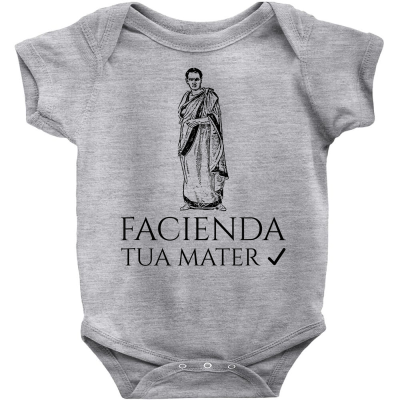 Funny Latin Language To Do List   Tua Mater   Ancient Rome T Shirt Baby Bodysuit by latodorjnb | Artistshot