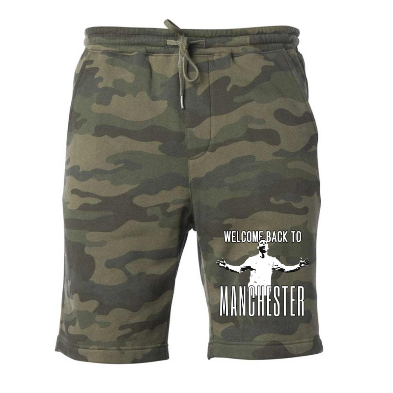 Welcome Back To Manchester Ronaldo 1 Fleece Short | Artistshot