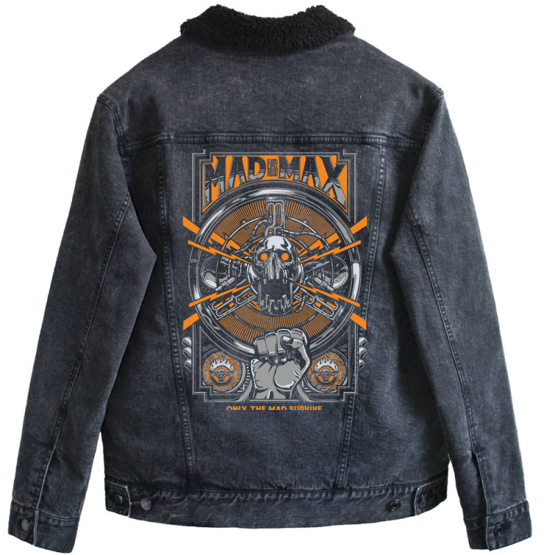 Mad Max Unisex Sherpa-Lined Denim Jacket by hotheserosq | Artistshot