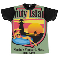 Welcome To Amity Island (universal © Ucs Llc) Graphic T-shirt | Artistshot