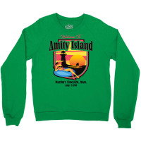 Welcome To Amity Island (universal © Ucs Llc) Crewneck Sweatshirt | Artistshot