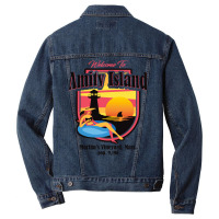 Welcome To Amity Island (universal © Ucs Llc) Men Denim Jacket | Artistshot