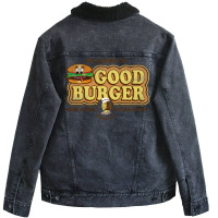 Welcome To Good Burger Worn Out Unisex Sherpa-lined Denim Jacket | Artistshot