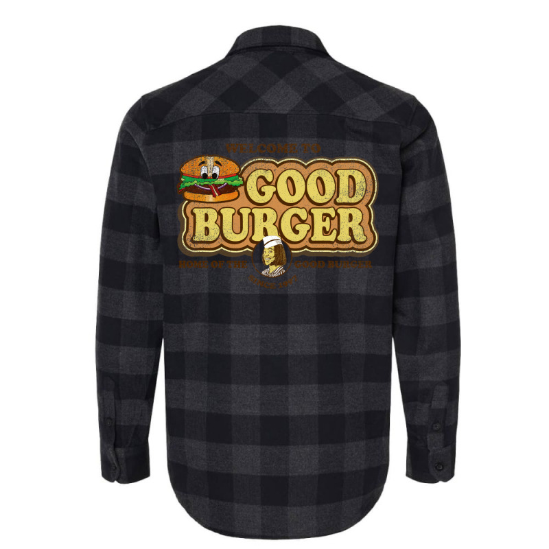 Welcome To Good Burger Worn Out Flannel Shirt | Artistshot