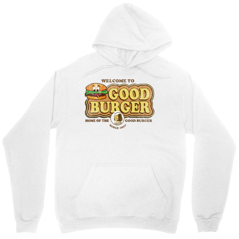 Welcome To Good Burger Worn Out Unisex Hoodie | Artistshot