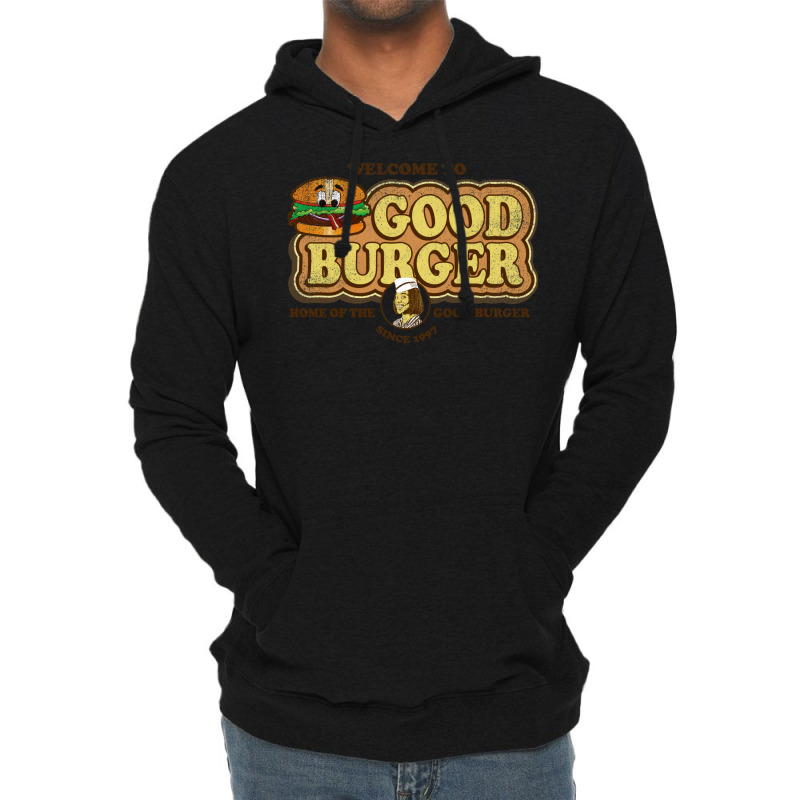 Welcome To Good Burger Worn Out Lightweight Hoodie | Artistshot