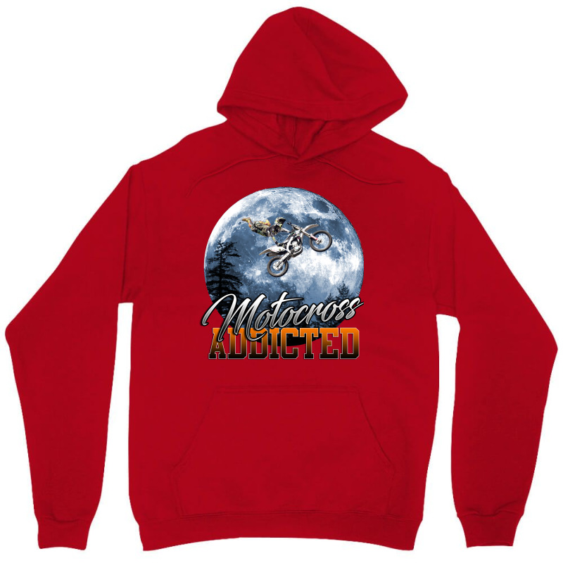 Motocross Addicted Unisex Hoodie by uezawataish2 | Artistshot