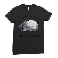 Silver Rabbits Ladies Fitted T-shirt | Artistshot