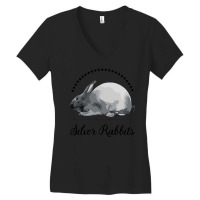 Silver Rabbits Women's V-neck T-shirt | Artistshot