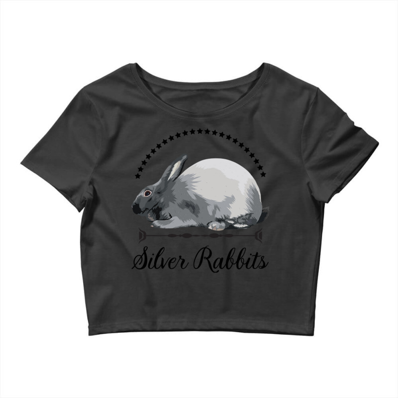 Silver Rabbits Crop Top | Artistshot