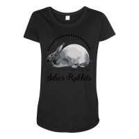 Silver Rabbits Maternity Scoop Neck T-shirt | Artistshot