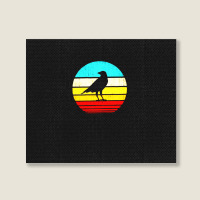 Crow Sunset 1 Landscape Canvas Print | Artistshot