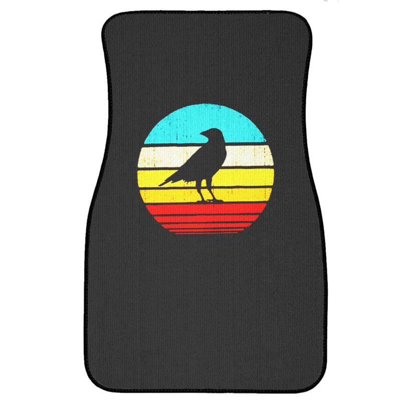 Crow Sunset 1 Front Car Mat | Artistshot