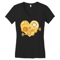 Machine Heart Women's V-neck T-shirt | Artistshot