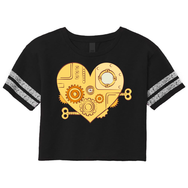 Machine Heart Scorecard Crop Tee by April Shop | Artistshot